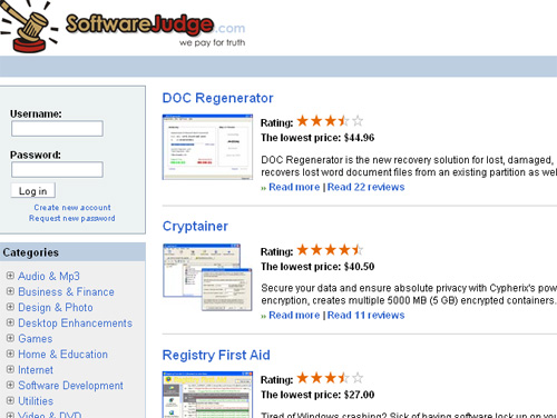 software judge, earn money by writing software reviews